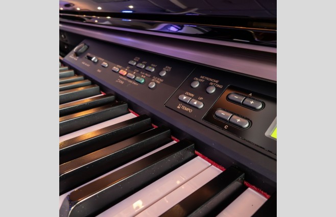 Used Yamaha CLP280 Polished Ebony Digital Piano Complete Package (SN:GBRCNO01024) - Image 10